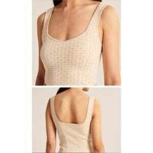 Abercrombie & Fitch V Neck Elevated Knit Tank
